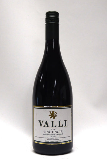 Valli 2006 Central Otago Pinot Noir Bannockburn Vineyard